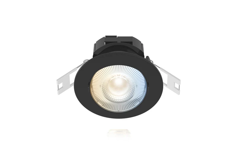 Calex Slimme Inbouwspot - Smart LED Downlight Dimbaar - Kantelbaar - Warm Wit Licht - Zwart