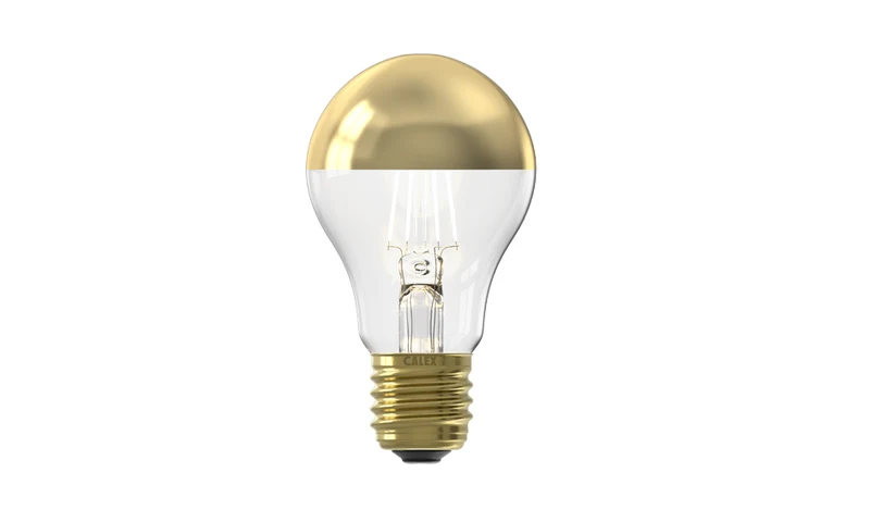 Calex Standard Top Mirror - E27 - 180 Lumen Goud