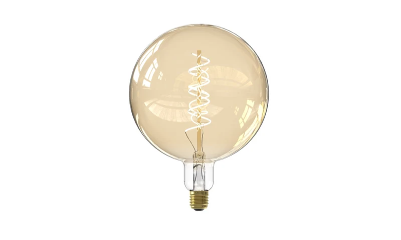 Calex Slimme LED Lamp XXL - 20cm - E27 - Smart Lichtbron - Goud - Dimbaar - Warm Wit licht - 5W