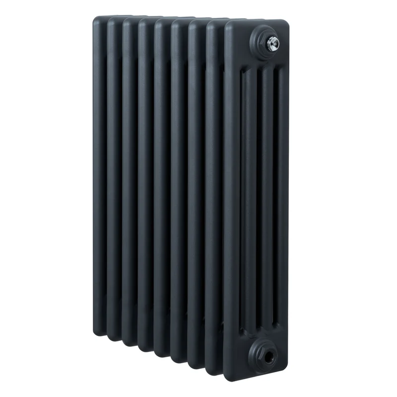 Traditionele 4-Kolom Radiator - 600 x 425 mm - Antraciet Grijs