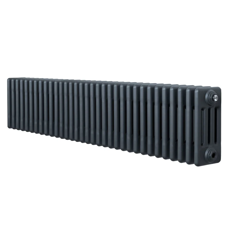 Traditionele 4-Kolom Radiator - 300 x 1505 mm - Antraciet Grijs