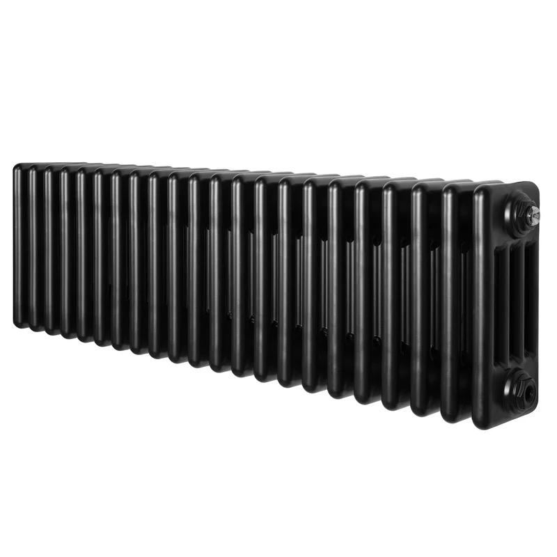 Traditionele 4-Kolom Radiator - 300 x 1010 mm - Zwart