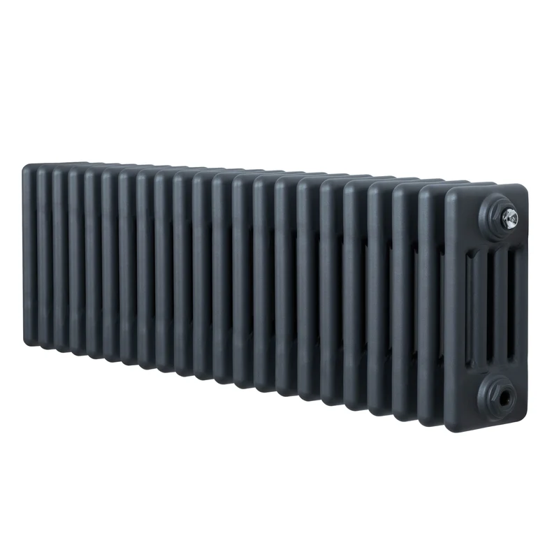 Traditionele 4-Kolom Radiator - 300 x 1010 mm - Antraciet Grijs