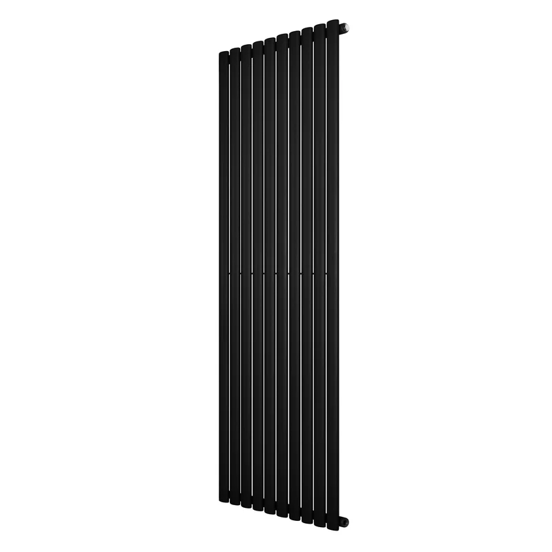 Ovale Design Radiator - 1 Kolom - 1800 mm x 600 mm - Zwart