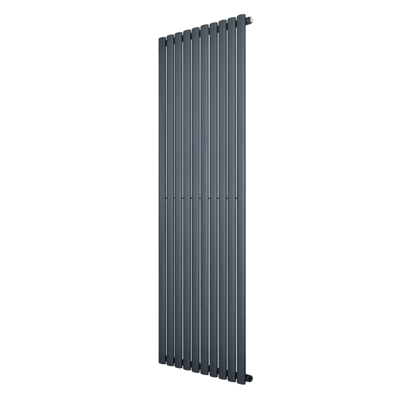 Ovale Design Radiator - 1 Kolom - 1800 mm x 600 mm - Antraciet Grijs