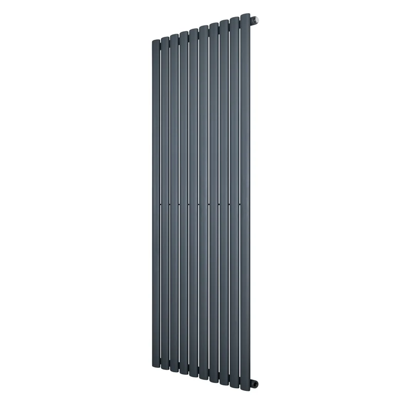 Ovale Design Radiator - 1 Kolom - 1600 mm x 600 mm - Antraciet Grijs