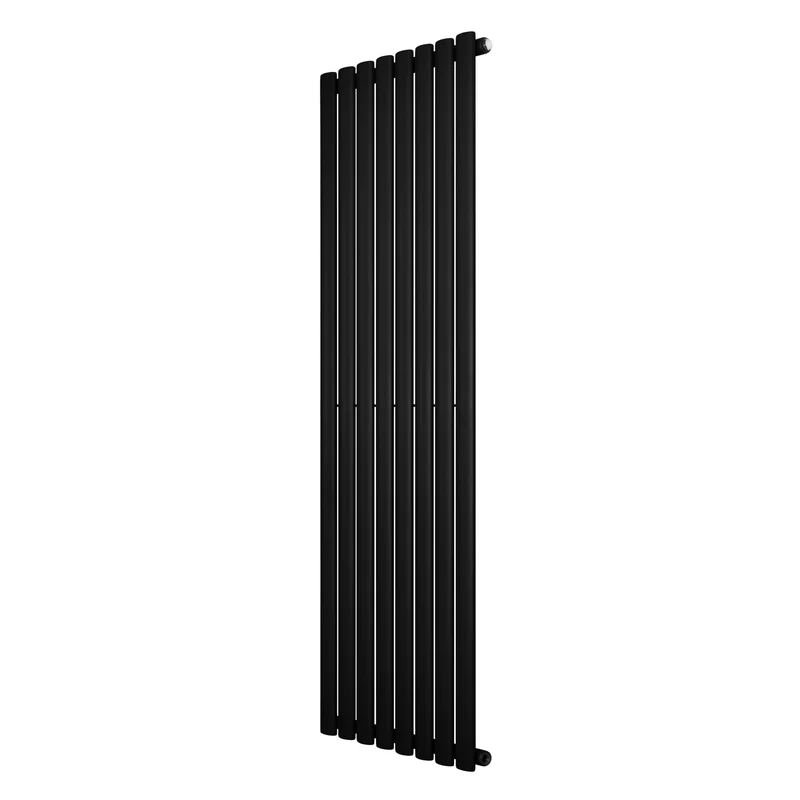 Ovale Design Radiator - 1 Kolom - 1600 mm x 480 mm - Zwart