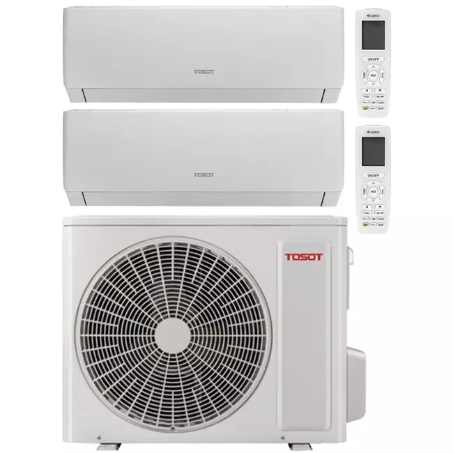 Tosot PULAR Duo split airco Inverter 0909P R32 2x2,5 kW set