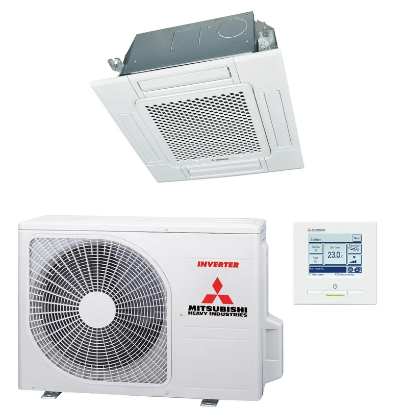 Mitsubishi Cassette 60x60 single-split FDTC35VH 3,5 kW set