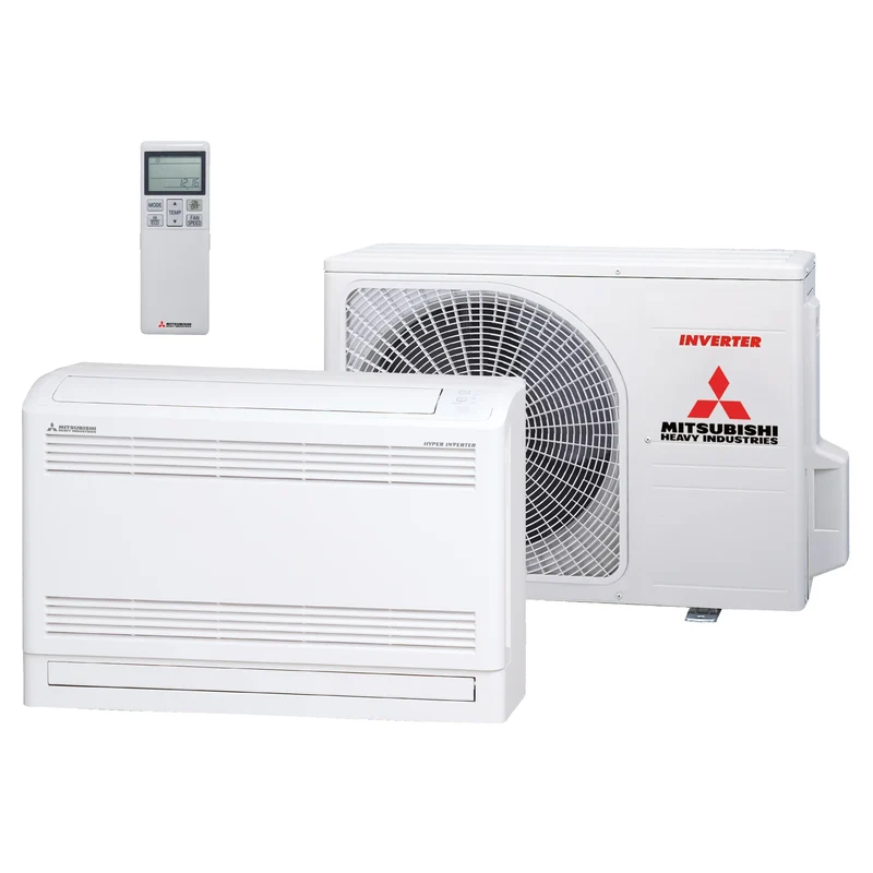 Mitsubishi vloer single-split SRF25ZS-W 2,5 kW set