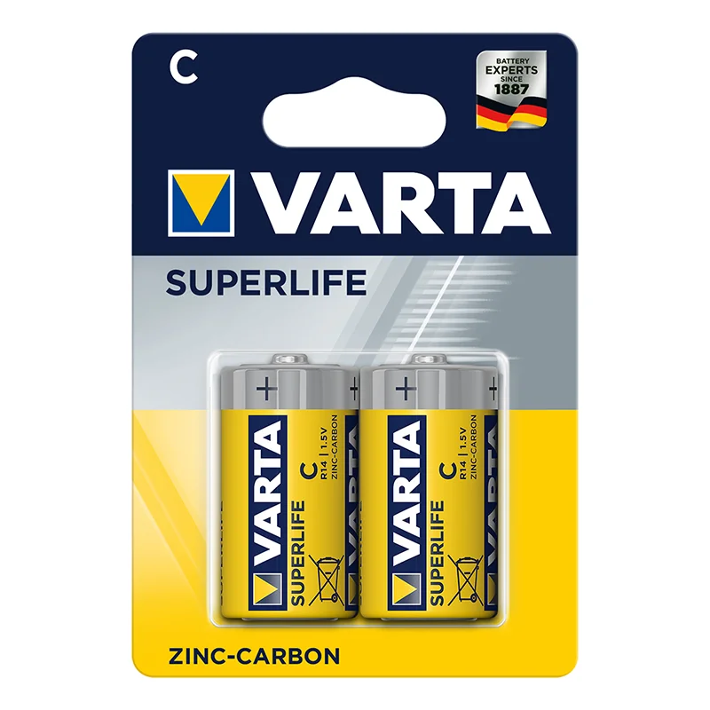 ProPlus Varta Superlife batterijen C 2 stuks in blister