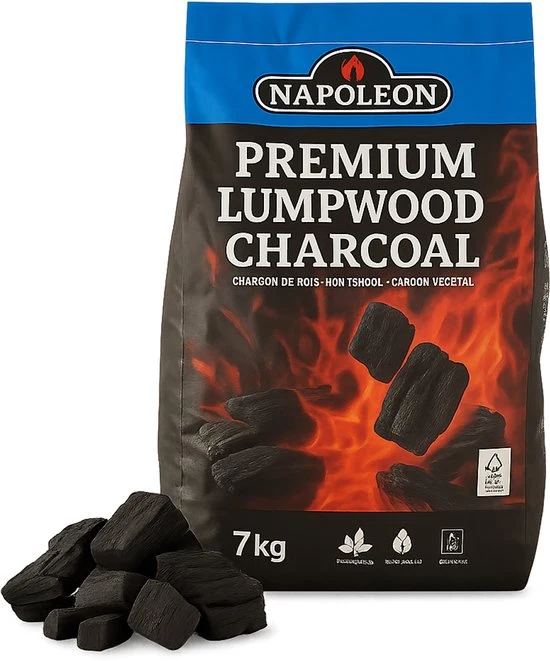 Napoleon premium houtskool, 7kg