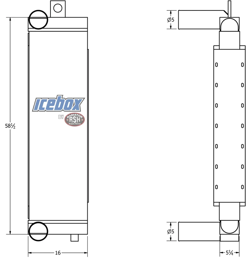 Drill Tech Charge Air Cooler # 890893