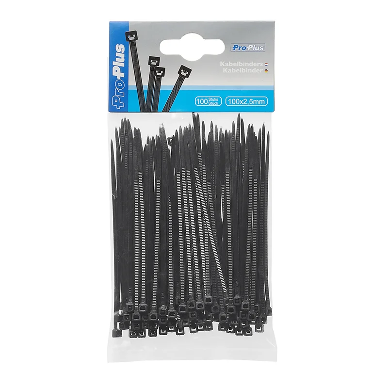 ProPlus Kabelbinders 100x2,5mm 100 stuks zwart