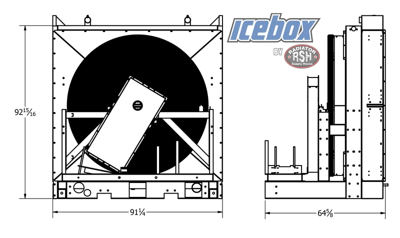 Cummins QSK50 Radiator # 990494