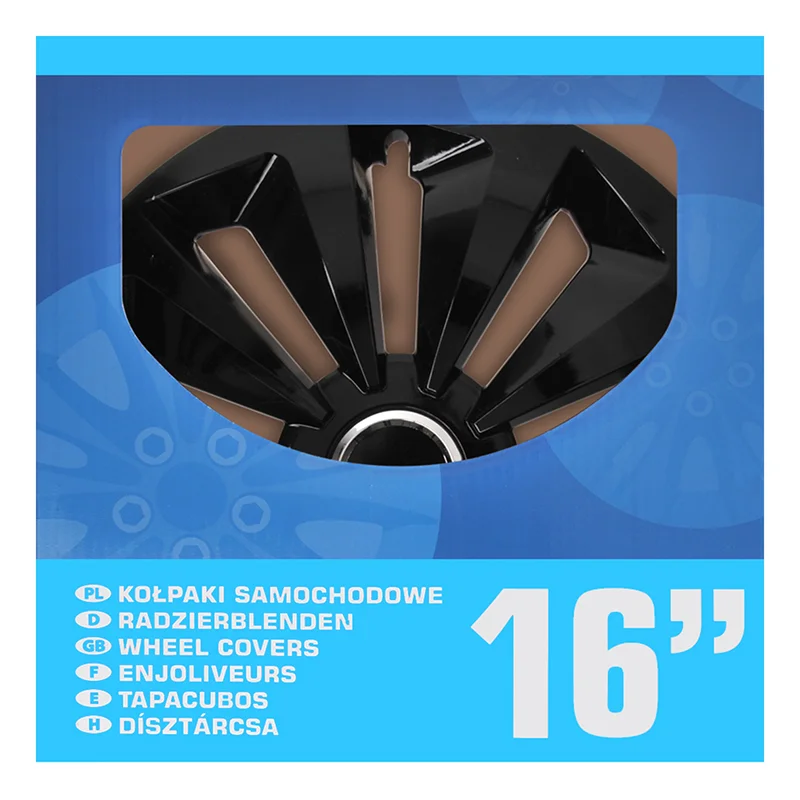 ProPlus Wieldopset Fox zwart 16 inch 4 stuks in displaydoos