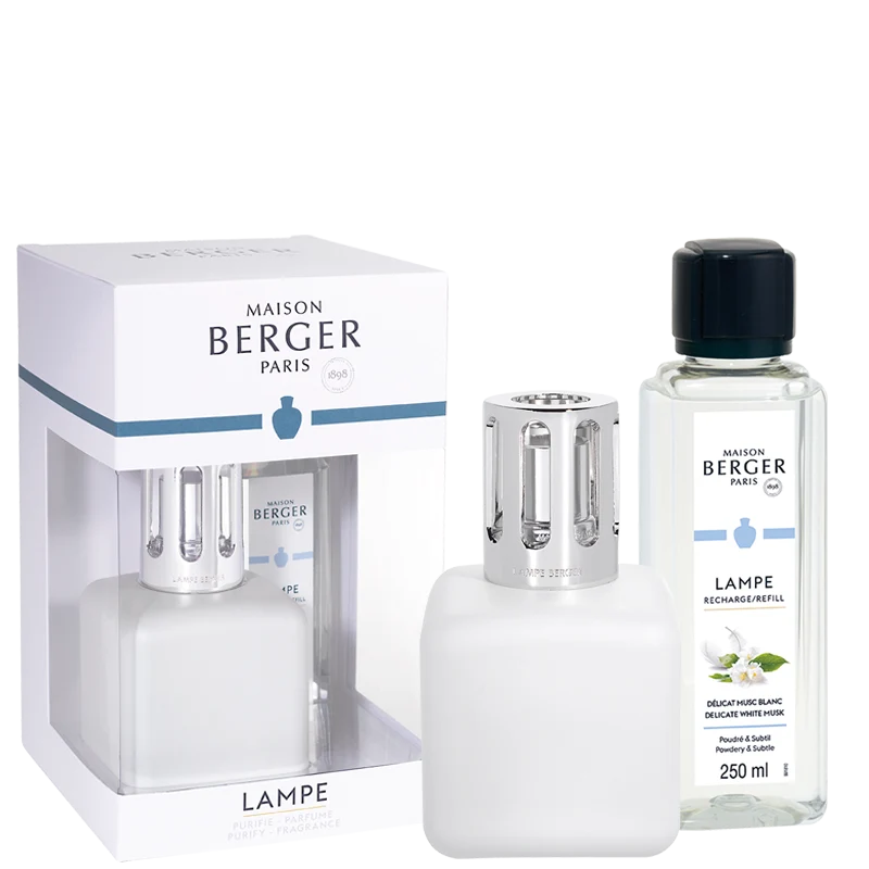 Lampe Berger Giftset GLACON BLANC