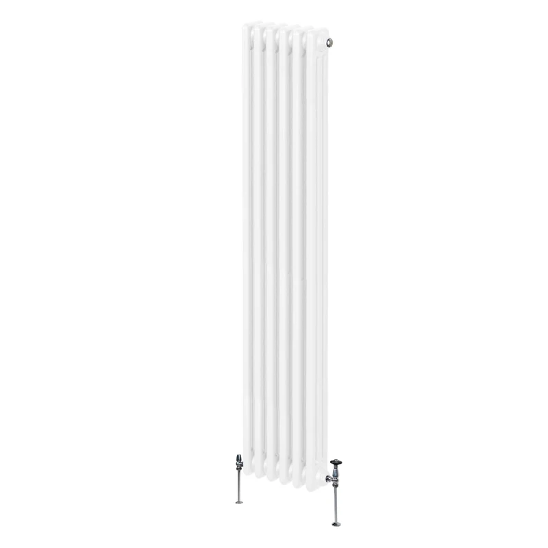 Traditionele 3 Kolom Verticaal Radiator - 1800 x 292mm - Wit