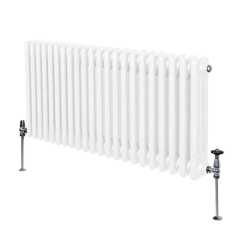 Traditionele 3 Kolom Radiator - 600 x 1012mm - Wit