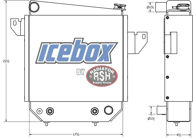 Kubota Radiator # 820231