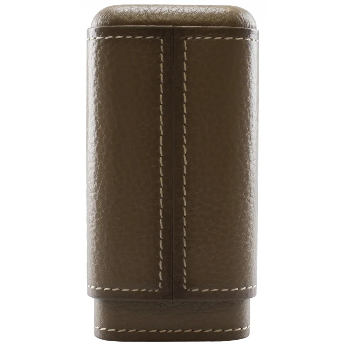 Sig. koker voor 3 sigaren ring maat 58 taupe oxford