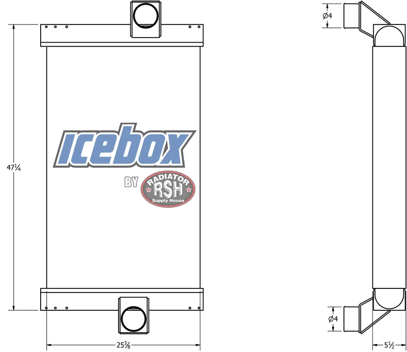 Serva Blender Charge Air Cooler # 990295