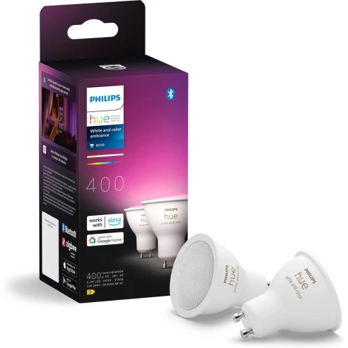 Philips HueWCA 4.3W GU10 2P EUR