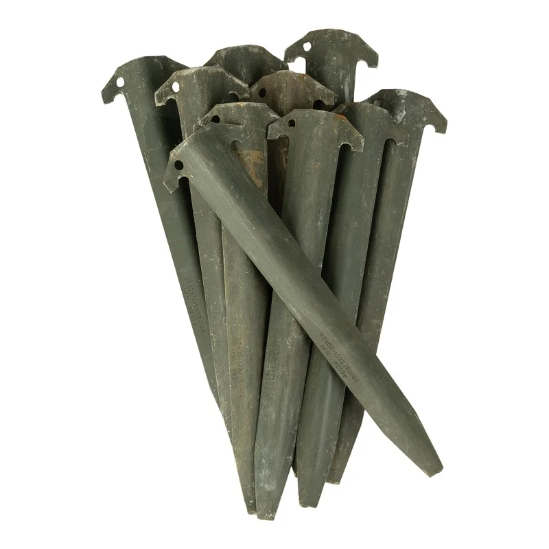 Tentharingen US Army original set à 10 stuks gebruikt - Groen