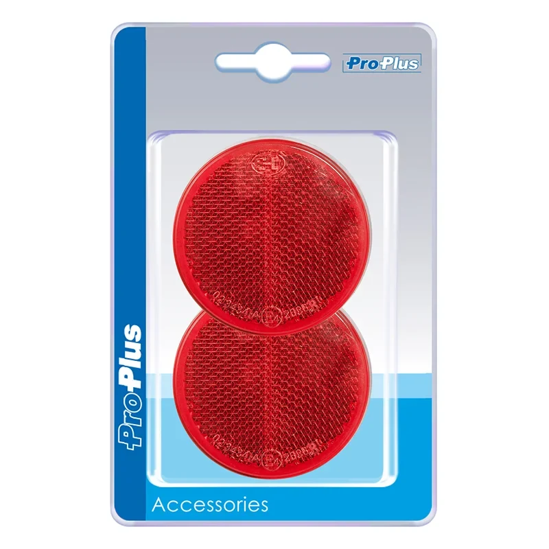 ProPlus Reflector rood 60mm zelfklevend 2 stuks in blister