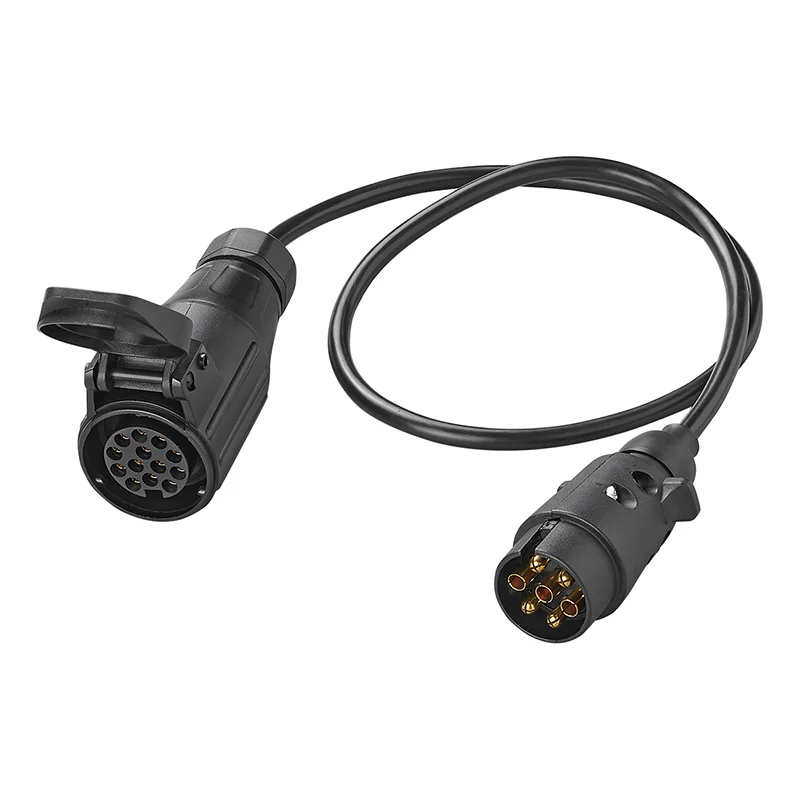 ProPlus Verloopkabel 80 cm - 7 Polig Stekker naar 13 Polig Contrastekker