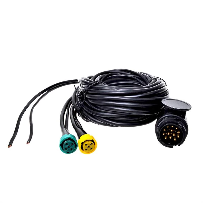 ProPlus Kabelset 9M met stekker 13-polig en 2x connector 5-polig + 6M DC