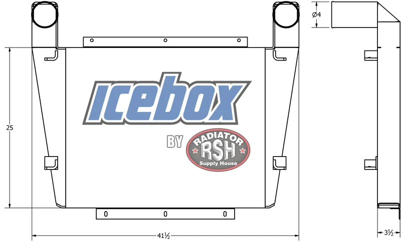 Mack R Model Charge Air Cooler # 605067