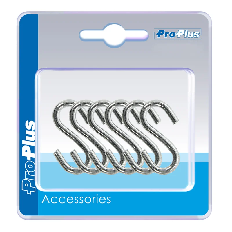 ProPlus S-Haak - Ø 3 mm 2.9 x 1.3 cm 6 stuks - Blister