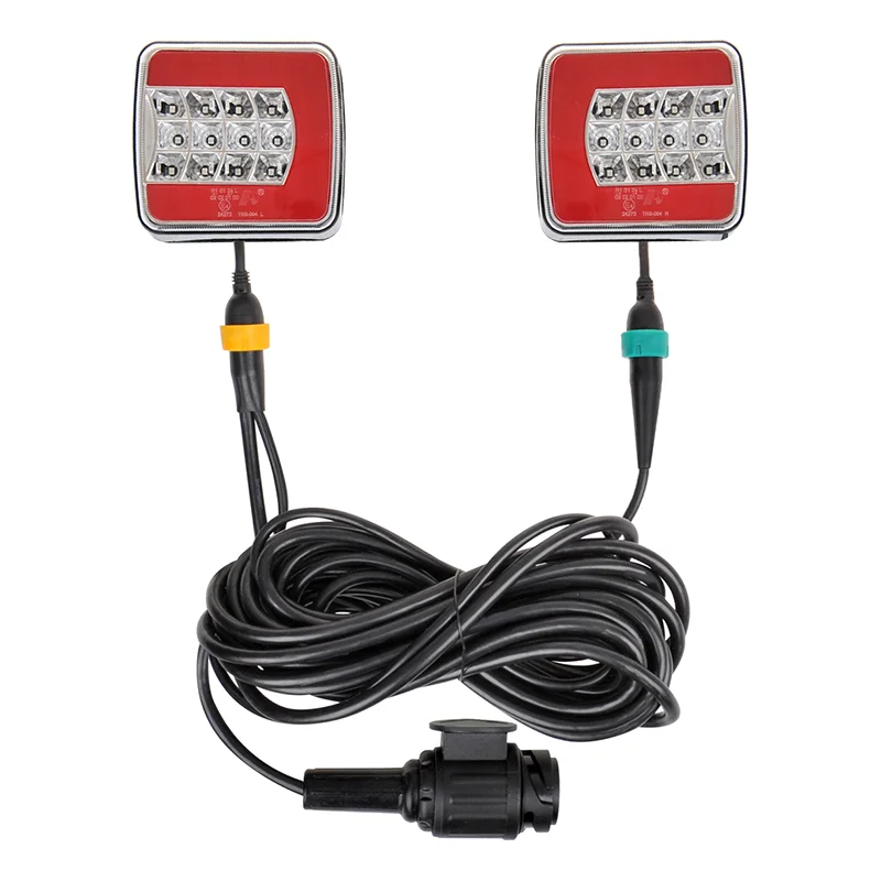 ProPlus Aanhangerverlichtingsset LED met Magneten - 7.5 en 2.5 meter Kabel - 13 Polige Stekker