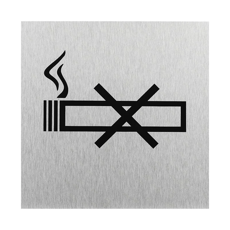ProPlus Aluminium deurbordje " pictogram roken verboden " 120x120mm