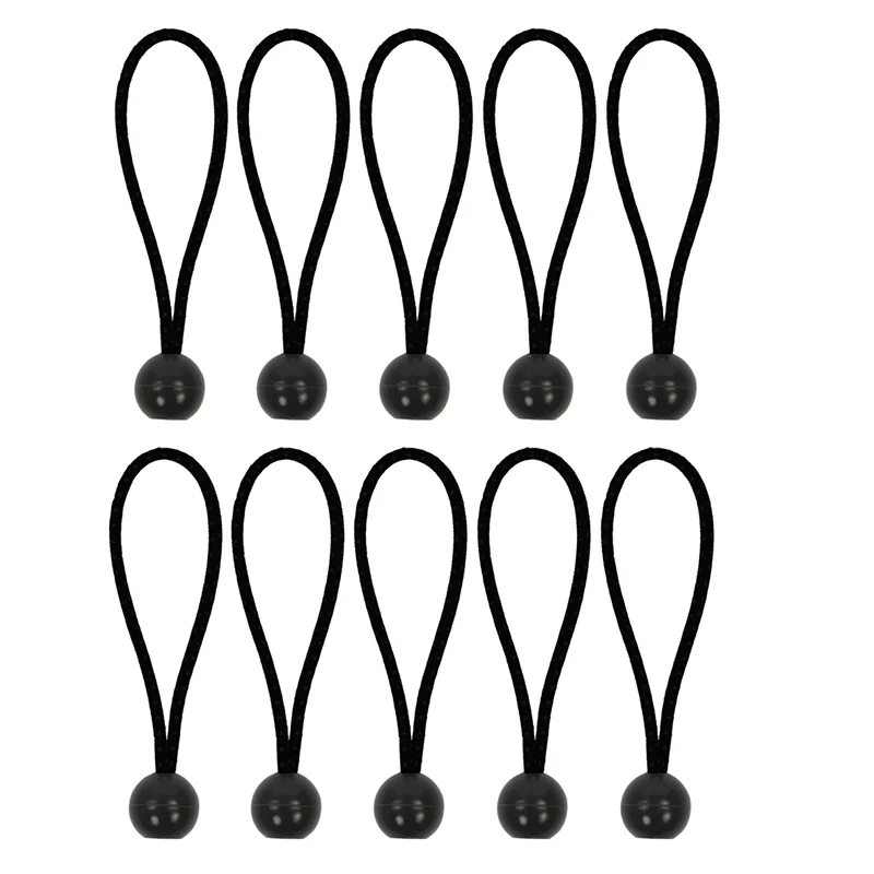 ProPlus Tentspanner elastisch 15cm met plastic bal - set van 10 stuks