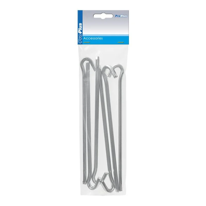 ProPlus Rotspen 23cm metaal driehoekig 6 stuks in polybag
