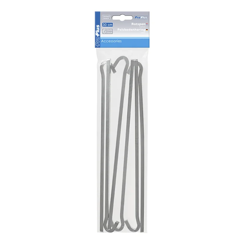 ProPlus Rotspen 30cm metaal vierkant 6 stuks in polybag