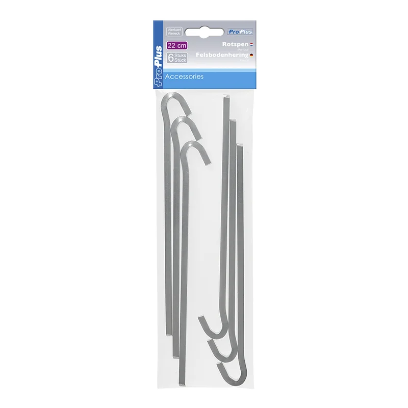 ProPlus Rotspen 22cm metaal vierkant 6 stuks in polybag