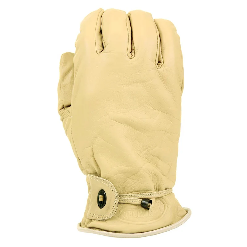 Longhorn Leren Handschoenen - Geel