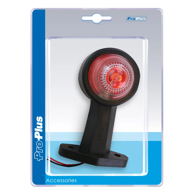 ProPlus Breedtelicht rood/wit 120mm recht in blister