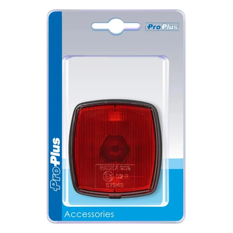 ProPlus Markeringslamp rood 66x62mm in blister