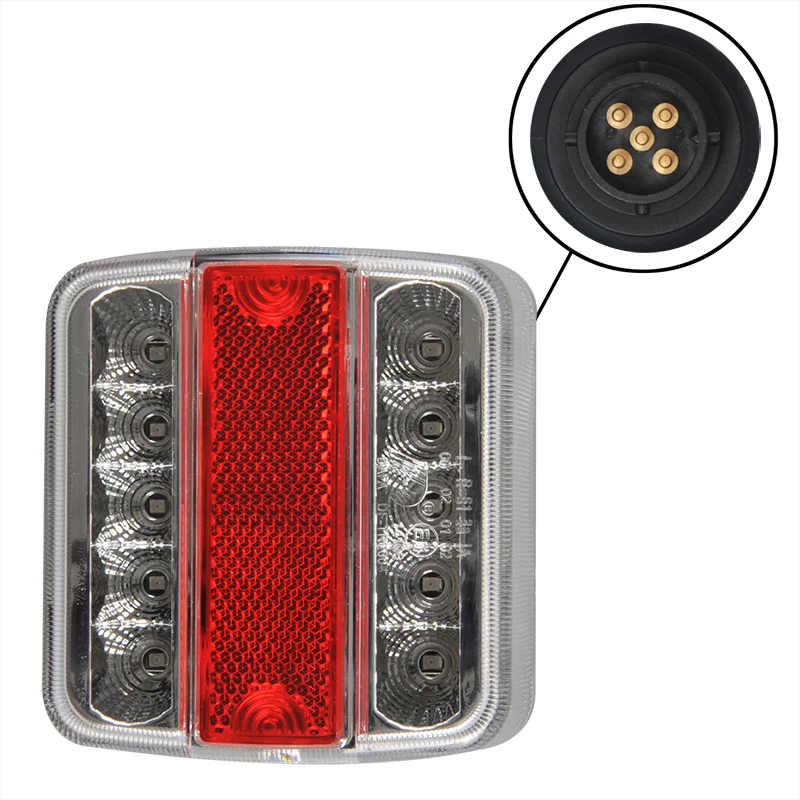 ProPlus Achterlicht 4 functies 98x105mm 14LED met 5-pin EC
