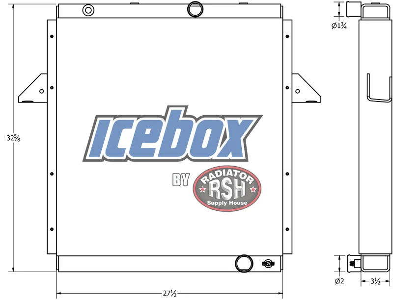 Ford C-8000 Cab Over Radiator # 600102
