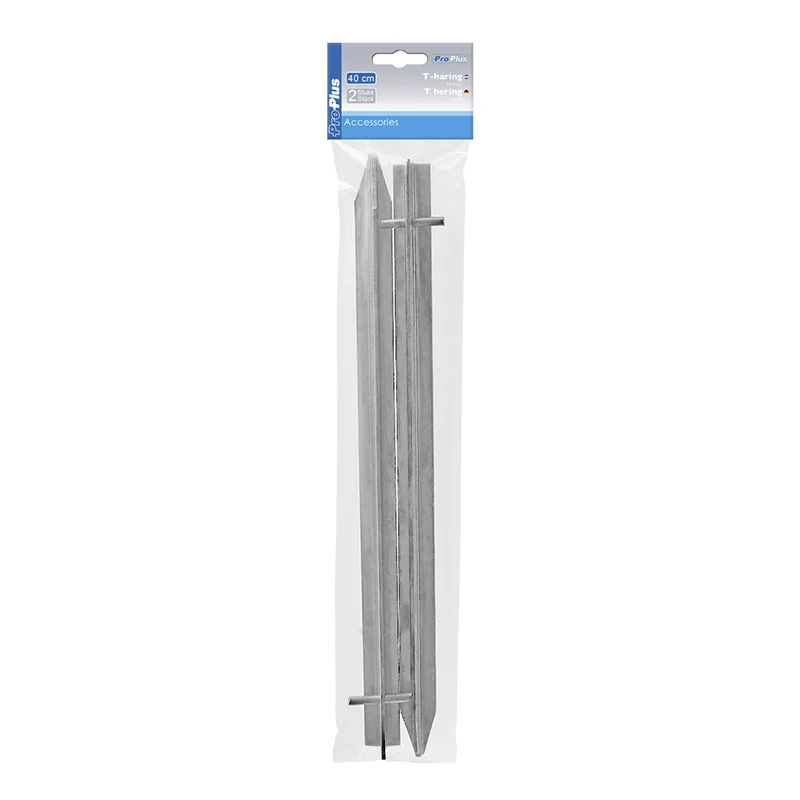 ProPlus T-haring 40cm metaal 2 stuks in polybag