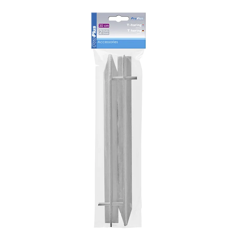 ProPlus T-haring 30cm metaal 2 stuks in polybag