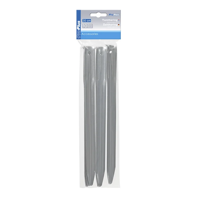 ProPlus Tentharing 30cm metaal halfrond 10 stuks in polybag