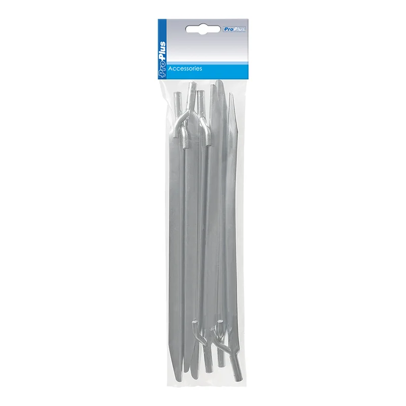 ProPlus Tentharing 30cm metaal met haak 6 stuks in polybag