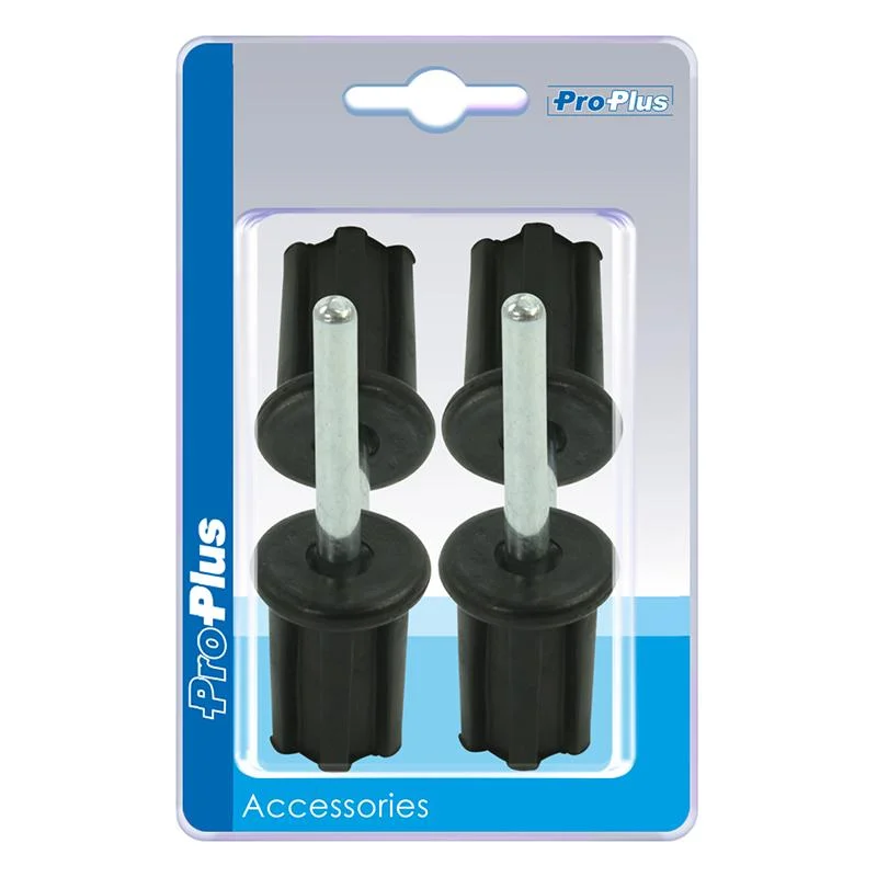 ProPlus Bovendop 25mm met pin 4 stuks in blister