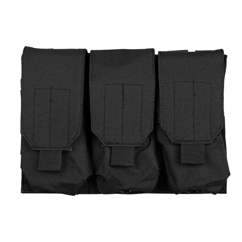 Triple M4 mag pouch - Zwart